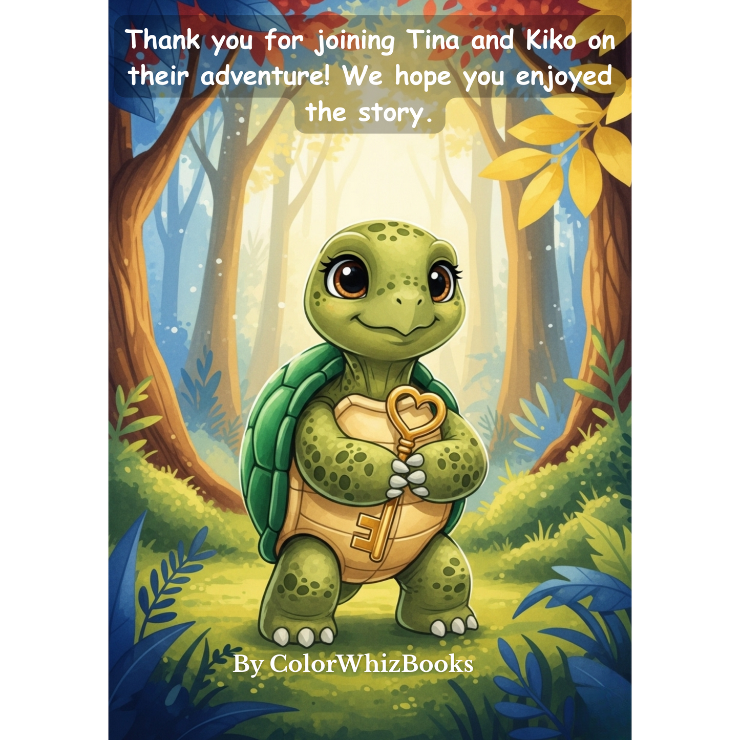 Tina the Turtle Story & Coloring Book – Fun 2-in-1 Kids Activity (Ages 3–7)