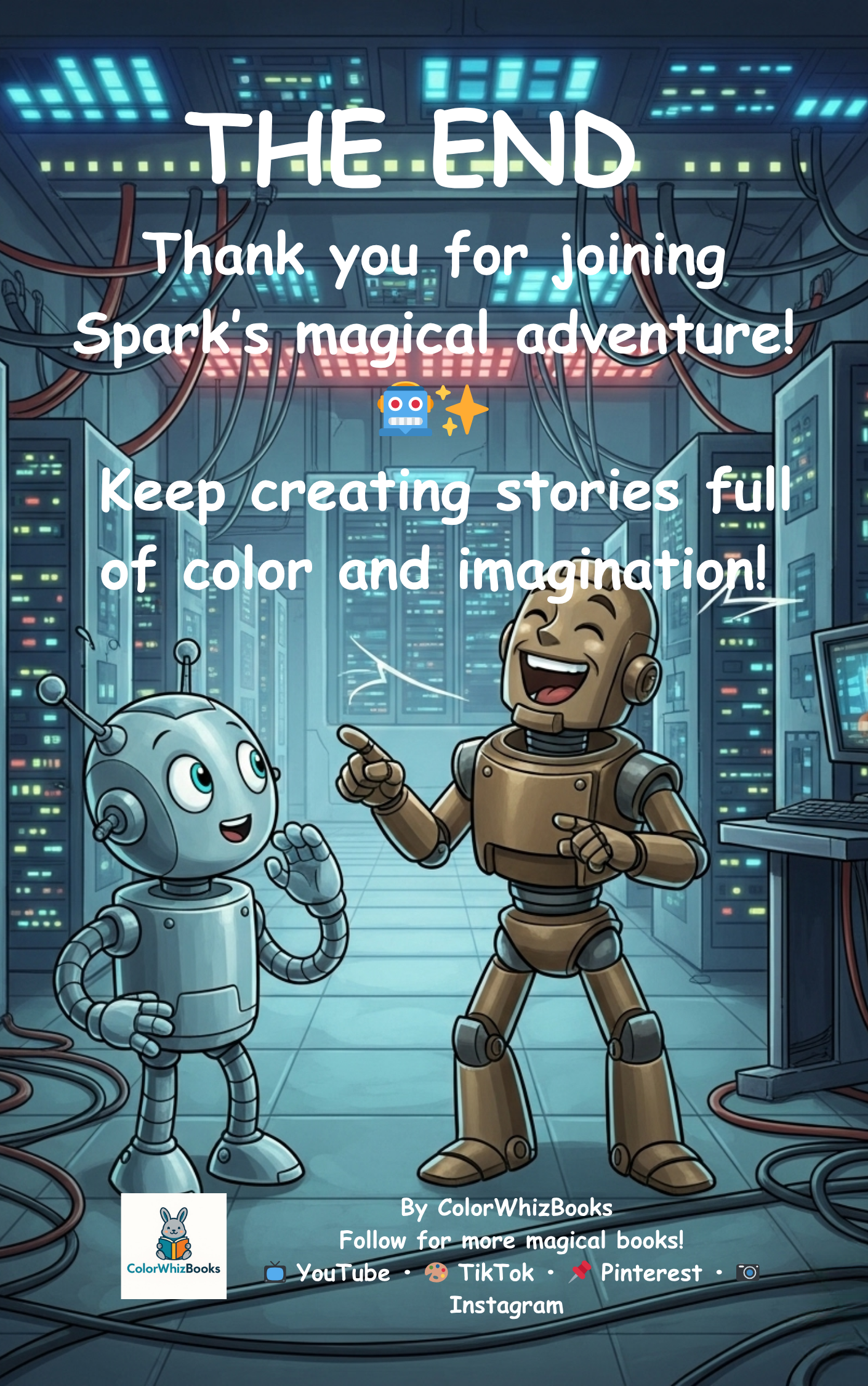 Spark Story & Coloring PDF